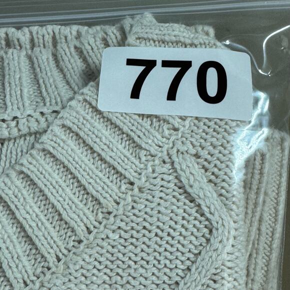 SANCTUARY Cable Knit Sweater Women's XL‎ Cotton Crewneck Coastal Nautical Preppy - Picture 9 of 9